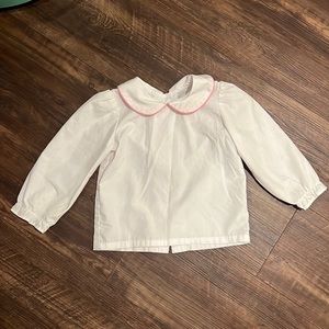 EUC TBBC 3T Peter Pan collar shirt